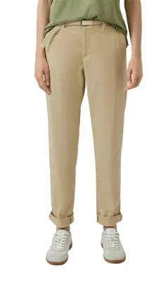 Zdjęcie produktu dla s.Oliver 2174781.8167.42_REG, Damski, Dorosły, Beżowy, 42/REG, Tapered leg, Zapięcie na guzik, Zamek błyskawiczny