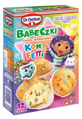 Produktbild von Dr. Oetker Babeczki mit Konfetti, Gabi, 300 g