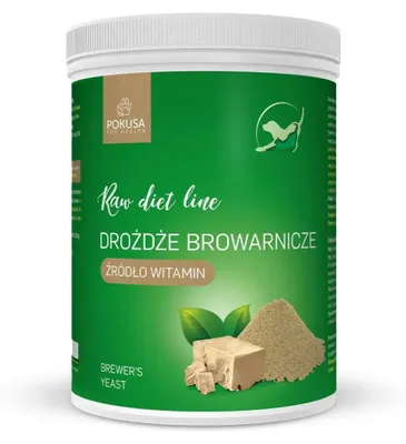 Obrázek produktu pro POKUSA RawDietLine Pivovarské kvasnice - doplňky pro psy a kočky - 1000 g