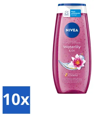Produktbild von 10 x Nivea Duschgel Waterlily & Oil - 250 ml - Vorteilspackung - 10 Stücke