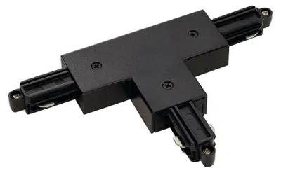 Produktbild von SLV T-Verbinder 1Ph-Stromschiene 143070 Schwarz, Schutzleiter links