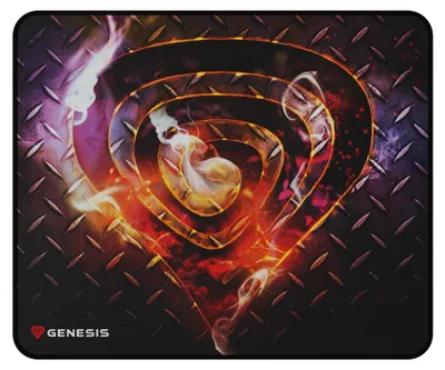 Produktbild von GENESIS Carbon 500 M Steel G2, Mehrfarbig, Abbildung, Stoff, Gummi, Anti-Rutsch-Basis, Gaming-Mauspad