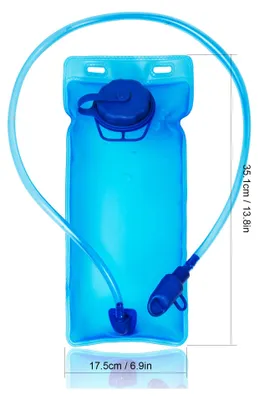 Obrázok produktu pre 2L športový vak na vodu, TPU vak na pitie, prenosný úložný priestor, bez BPA, na lezenie, jazdu na koni, maratón, cross-country rallye, vak na fľašu, cestovanie