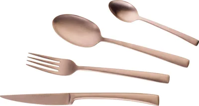 Produktbild von Echtwerk Besteckset Avelino 16-teilig, Edelstahl - Bronze mattiert