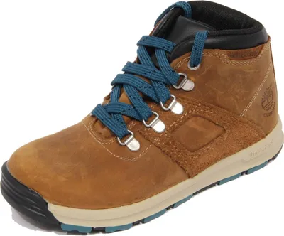 Immagine prodotto di H1258 scarponcino bimbo bambino TIMBERLAND GT SCRAMBLE WP scarpa pelle marrone