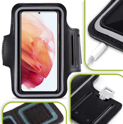 Produktbild von Handy Hülle kompatibel für Samsung Galaxy S21 FE Fitness Case Jogging Tasche