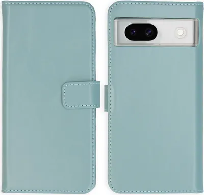 Immagine prodotto di Selencia Custodia a libro in vera pelle Google Pixel 8a - Air Blue
