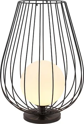 Produktbild von Nino Leuchten Stehlampe Wohnzimmer Stehleuchte schwarz Metall Draht 41161108