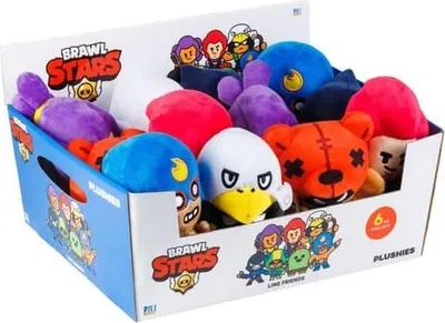 Produktbild von Brawl Stars 1 Plüschfigur 17,8 cm, zufällige Auswahl ( Random)