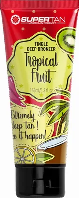 Produktbild von Supertan Tropical Fruits Starker Bronzer mit Kribbeleffekt, 150 ml