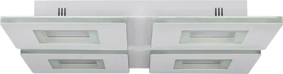 Produktbild von EGLO connect.z Smart Home LED Deckenleuchte Padrogiano-Z, ZigBee, App und Sprachsteuerung Alexa, CCT, RGB, dimmbar, Deckenlampe, 45 x 45 cm