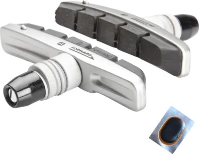 Produktbild von Paar Shimano M70CT4 Fahrrad Bremsbeläge 70 mm inkl. Schlauchflicken