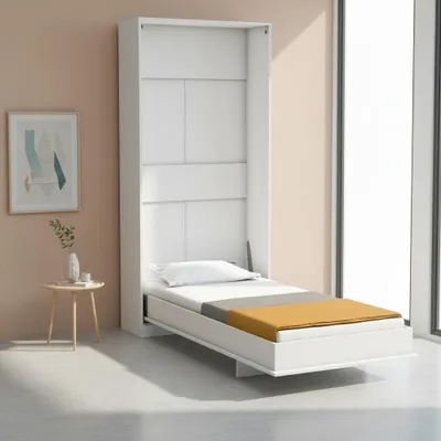 Immagine prodotto di Letto singolo a scomparsa salvaspazio Happy bianco 104x38x221H