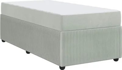 Obrázok produktu pre Rám postele s matracmi Svetlosivá 100 x 200 cm látka