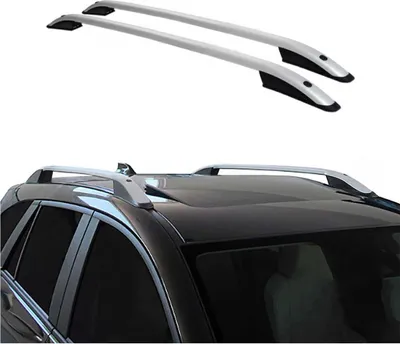 Obrázok produktu pre Strešné lišty hliníkové nosič zábradlia pre Dacia Sandero Stepway 2008-2020 hliníková strieborná 2x