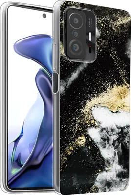 Zdjęcie produktu dla Etui na telefon Xiaomi Mi 11T / 11T Pro Protective Cover Marble Motif Silicone Slim Cover