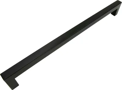 Obrázek produktu pro Klasická nábytková úchytka z nerezové oceli, 256 mm, matná černá, ideální pro skříně a zásuvky, moderní design pro každý styl interiéru