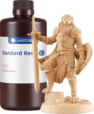 Obrázok produktu pre 3D tlačová živica, nízka viskozita, rýchle vytvrdzovanie, 5 kg V2 Beige
