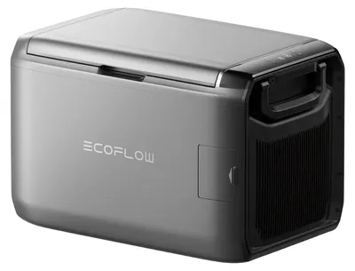 Produktbild von Tragbare elektrische Kühlbox - EF-GC-H-45 - 45 l - Zwei Zonen - Ohne Zusatzakku - Netz-, Solar- und Autobetrieb - Camping, Roadtrips und Angeln