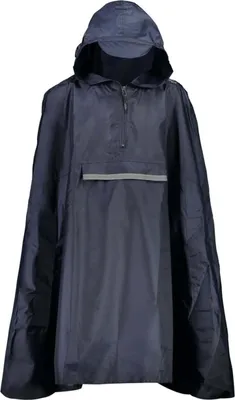 Produktbild von Cmp Junior Cape Rain Fix Hood Black Blue 140