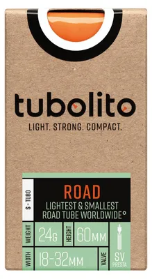 Image de Chambre à air -S-Tubo-Road-700C-SV60 - Orange - Tubolito