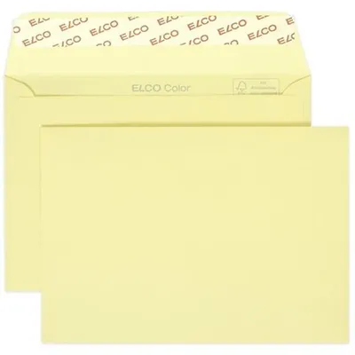 Produktbild von Elco 74634.41 – C6 (114 x 162 mm) – Gelb – Forest Stewardship Council (FSC)