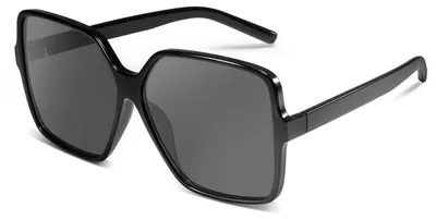 Produktbild von Übergroße quadratische Retro-Sonnenbrille mit UV-Schutz