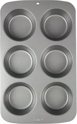 Image de Moule sphérique en acier inoxydable à 6 alvéoles, revêtement argenté, 34,7 x 21,5 x 4,1 cm