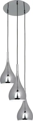 Produktbild von Näve 6029242 3-er Pendelleuchte "Classic" ; Farbe: Silber