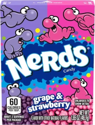 Obrázek produktu pro Nerds - hroznové víno a jahody 46,7 g
