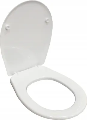 Zdjęcie produktu dla Deska sedesowa WC klasyczna koło polipropylen biała