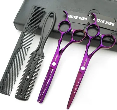 Image de Kit de coiffure 6 pouces comprenant des ciseaux et une tondeuse à cheveux