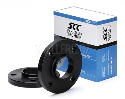 Obrázek produktu pro Rozšiřovací podložky SCC 20mm 4/108 - 65,1 mm, 12194W černé