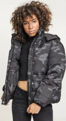 Produktbild von Urban Classics Ladies - Boyfriend Puffer Winterjacke - 5XL