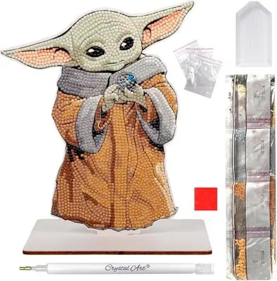 Produktbild von CRYSTAL ART Diamantov Kleiner Ofen XL Star Wars: Grogu