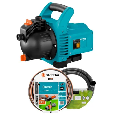 Zdjęcie produktu dla Gardena 3000/4, 600 W, 3,6 bar, 3100 l/h, IPX4, Czarny, Niebieski