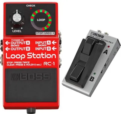 Produktbild von Boss RC-1 Looper Pedal mit FS-7 Dual-Switch
