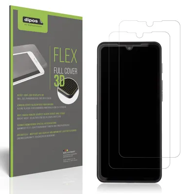 Produktbild von 2x Full Cover Schutzfolie matt für Cat S75 Panzerfolie Anti-Shock