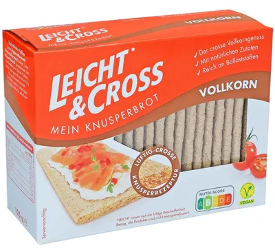 Produktbild von Leicht & Cross Mein Knusperbrot Vollkorn 125g