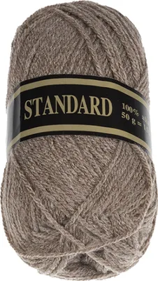 Produktbild von Garn STANDARD - 50g / 150 m - Braun, Beige