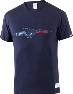 Produktbild von Herren Kurzarm-T-Shirt Sparco FORD PERFORMANCE XXL Blau