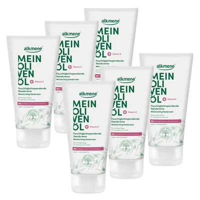 Produktbild von Alkmene Olivenöl Handcreme 6er Pack