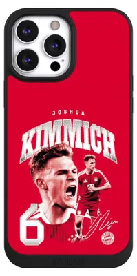 Produktbild von NIVOCASE Handyhülle für Apple iPhone 13 Pro Max Hülle NIVOpure Case Schwarz FC Bayern München FCB Joshua Kimmich