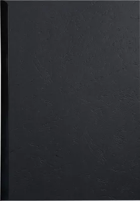 Produktbild von Exacompta 100er Einbanddeckel Evercover 270g/qm Lederprägung A4 Schwarz 2783C