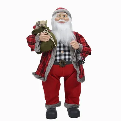 Obrázok produktu pre Postavička Santa 80 cm červený