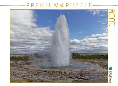 Produktbild von CALVENDO Puzzle Strokkur | 1000 Teile Lege-Größe 64x48cm Foto-Puzzle für glückliche Stunden