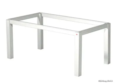 Produktbild von Tischgestell T120 Edelstahloptik 1600 x 900 x 720 mm