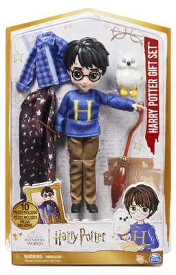 Zdjęcie produktu dla Wizarding World WWO DOL 8in Deluxe V3 Harry GiftSet GML, Lalka modowa, Męski, 6 lat(a), 200 mm, 260 g, Wielobarwny
