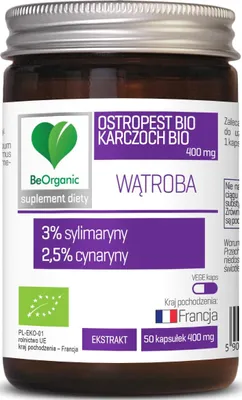 Produktbild von Mariendistel  3 % + Artischocke  2,5 % 400 mg 50 Kapseln