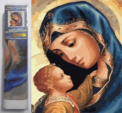 Obrázek produktu pro NORIMPEX Diamantové malování Matka Boží 30x40cm